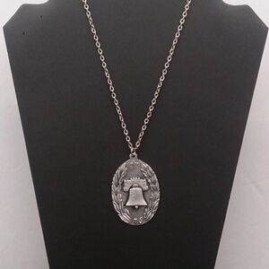 Pewter By Nash Liberty Bell Pendant